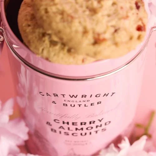 Pink Biscuit Tin Cherry & Almond (200g)