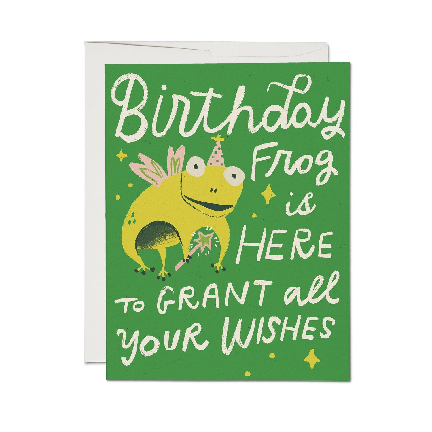 Birthday frog birthday card
