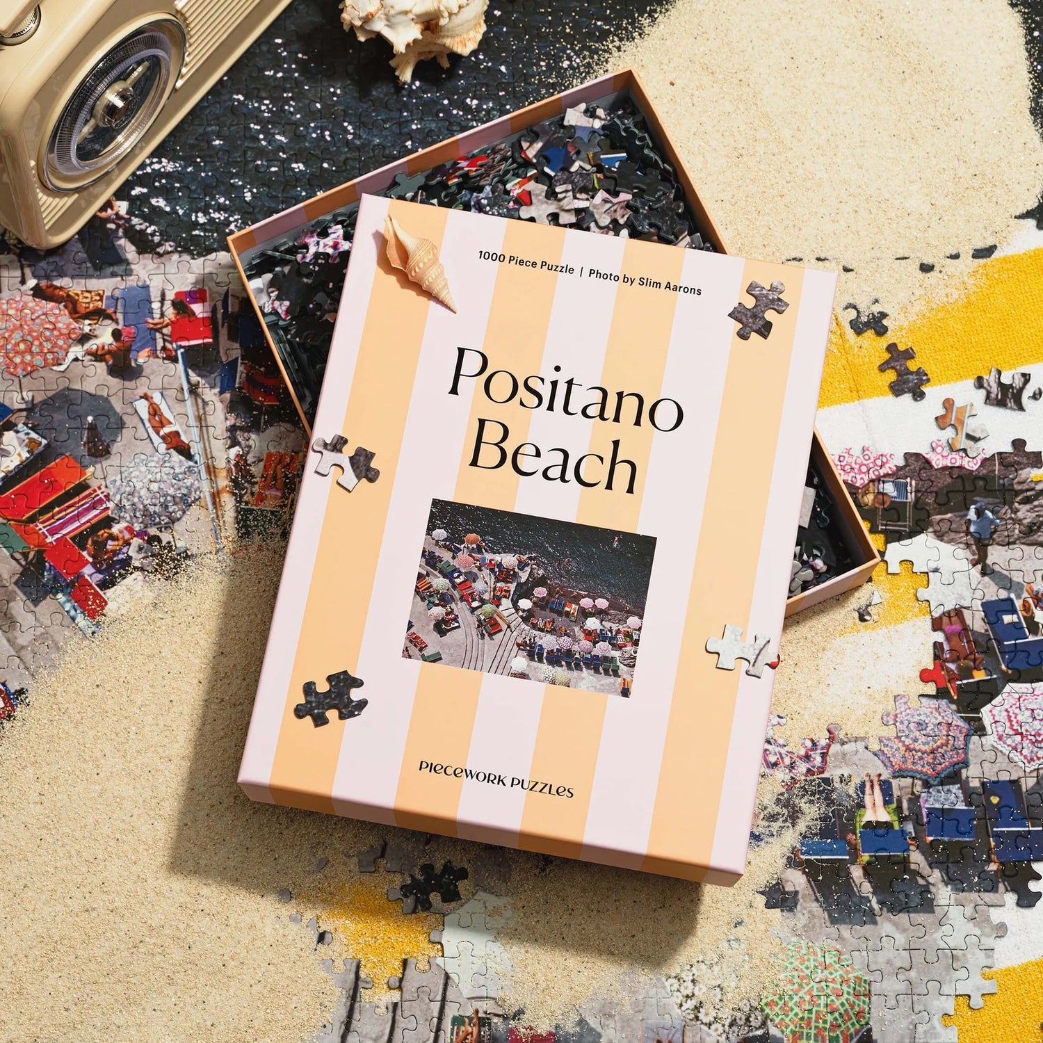 Positano Beach puzzle, Slim Aarons Collab (1000 pieces)