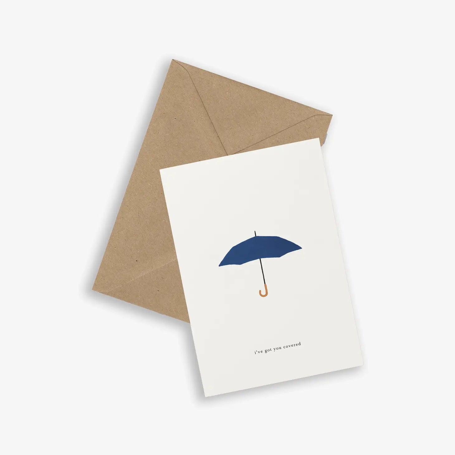 Umbrella (I've got you covered) Sympathy card