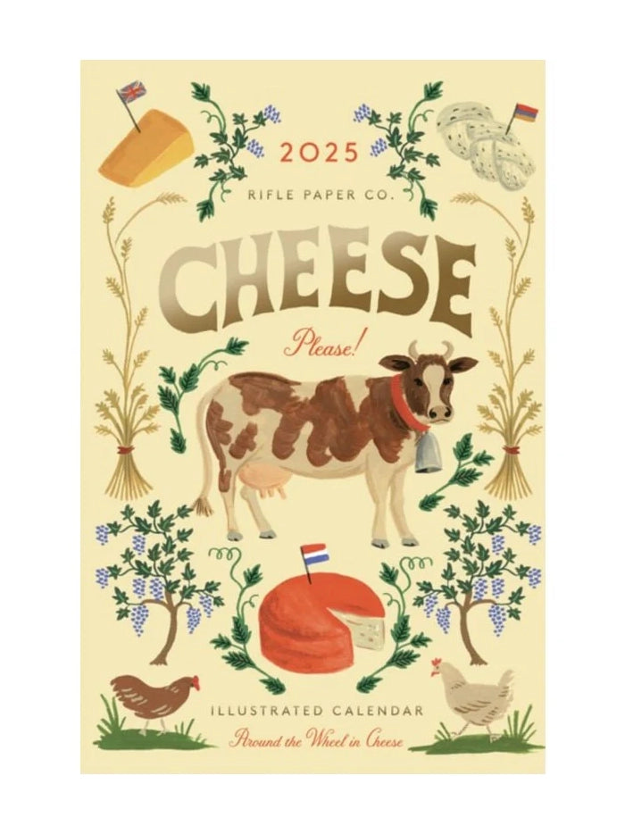 Cheese 2025 Wall Calendar