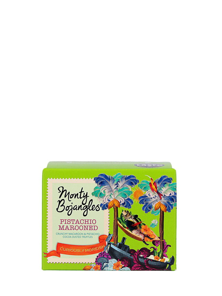 Pistachio Marooned - Macaroon & Pistachio Flavoured Chocolatey Truffles  (100g)