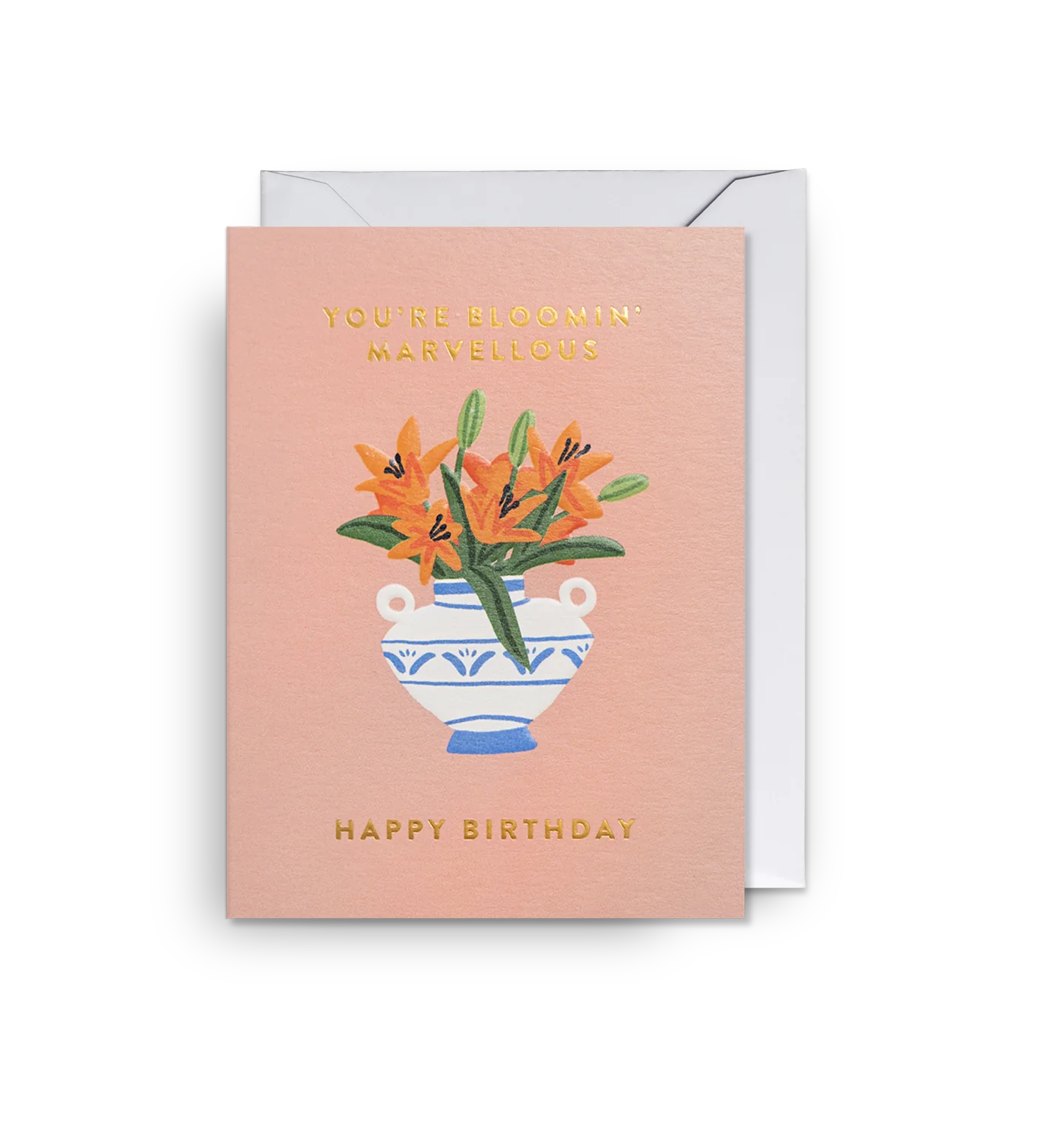 You're Bloomin' Marvellous Mini Birthday Card