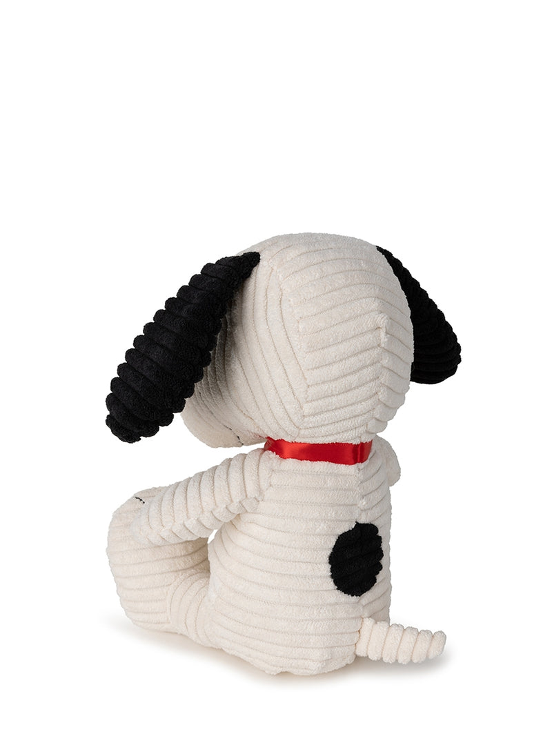 Small Snoopy ECO corduroy soft toy, cream (19 cm)