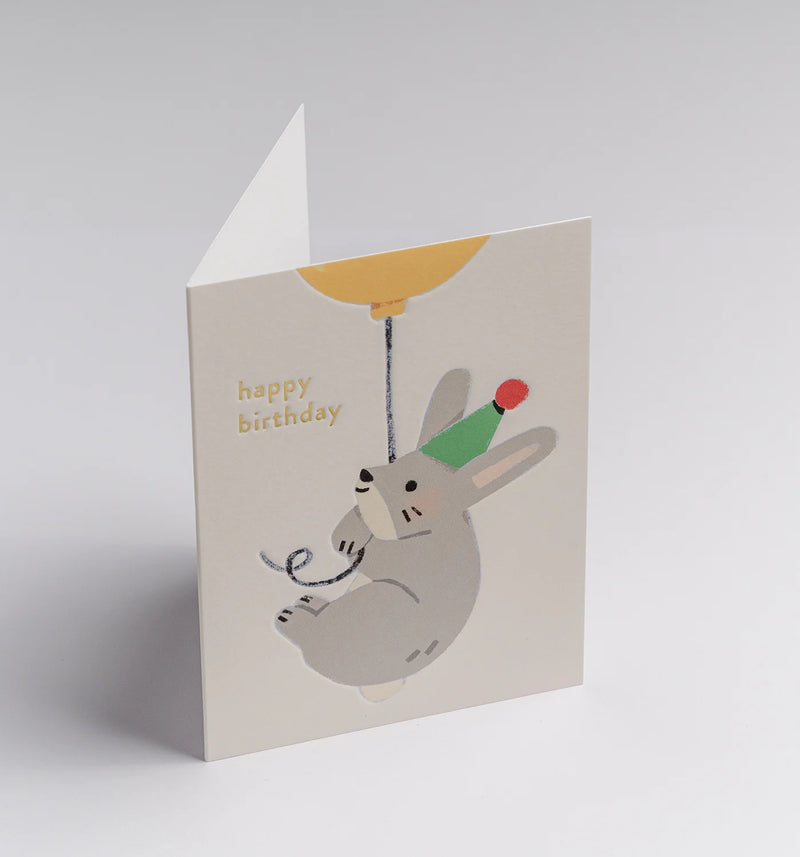 Little bunny, mini birthday card