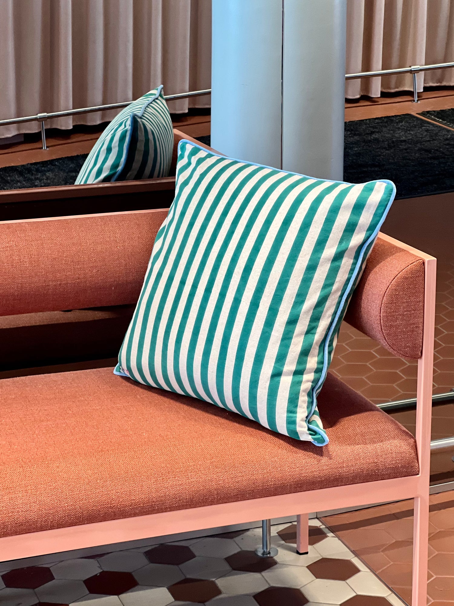 Forest Striped Cushion