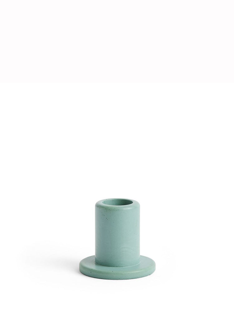 Tube concrete candleholder, small (5 colours)