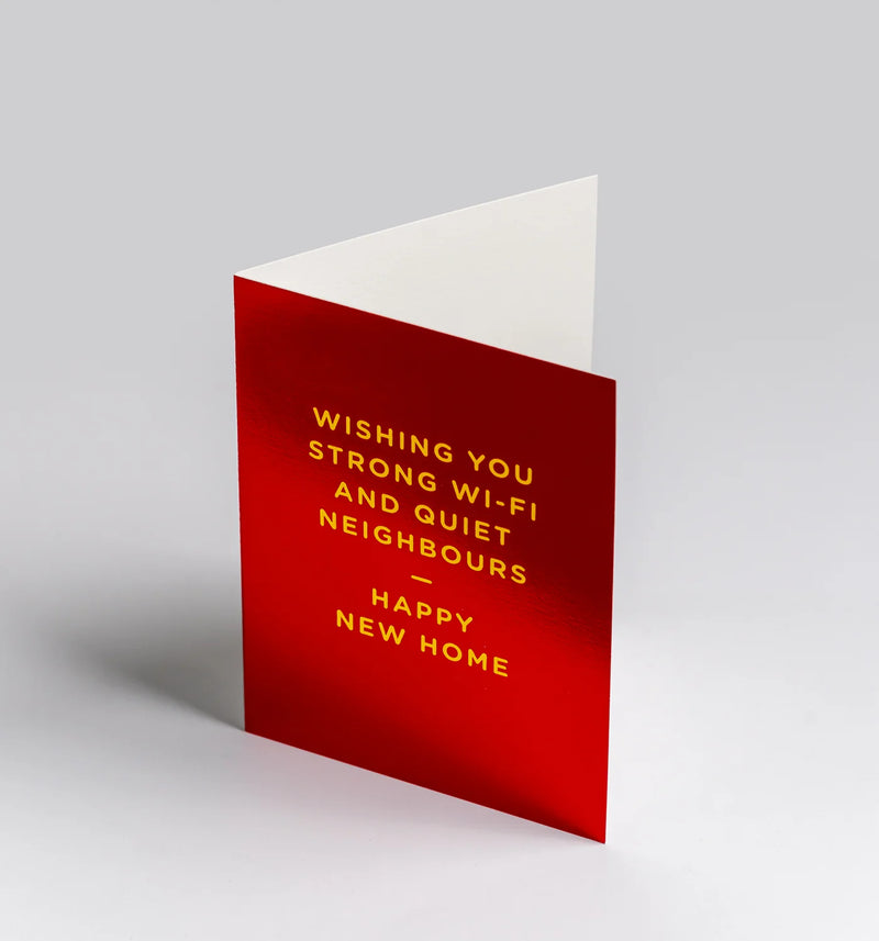 Strong wi-fi, mini new home card