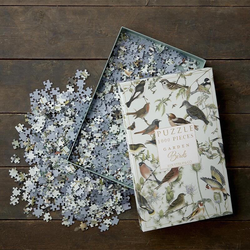 Garden birds puzzle, 1000 pieces