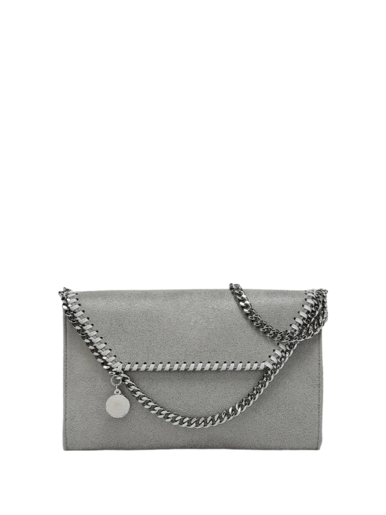 Falabella Wallet Crossbody Bag, light grey