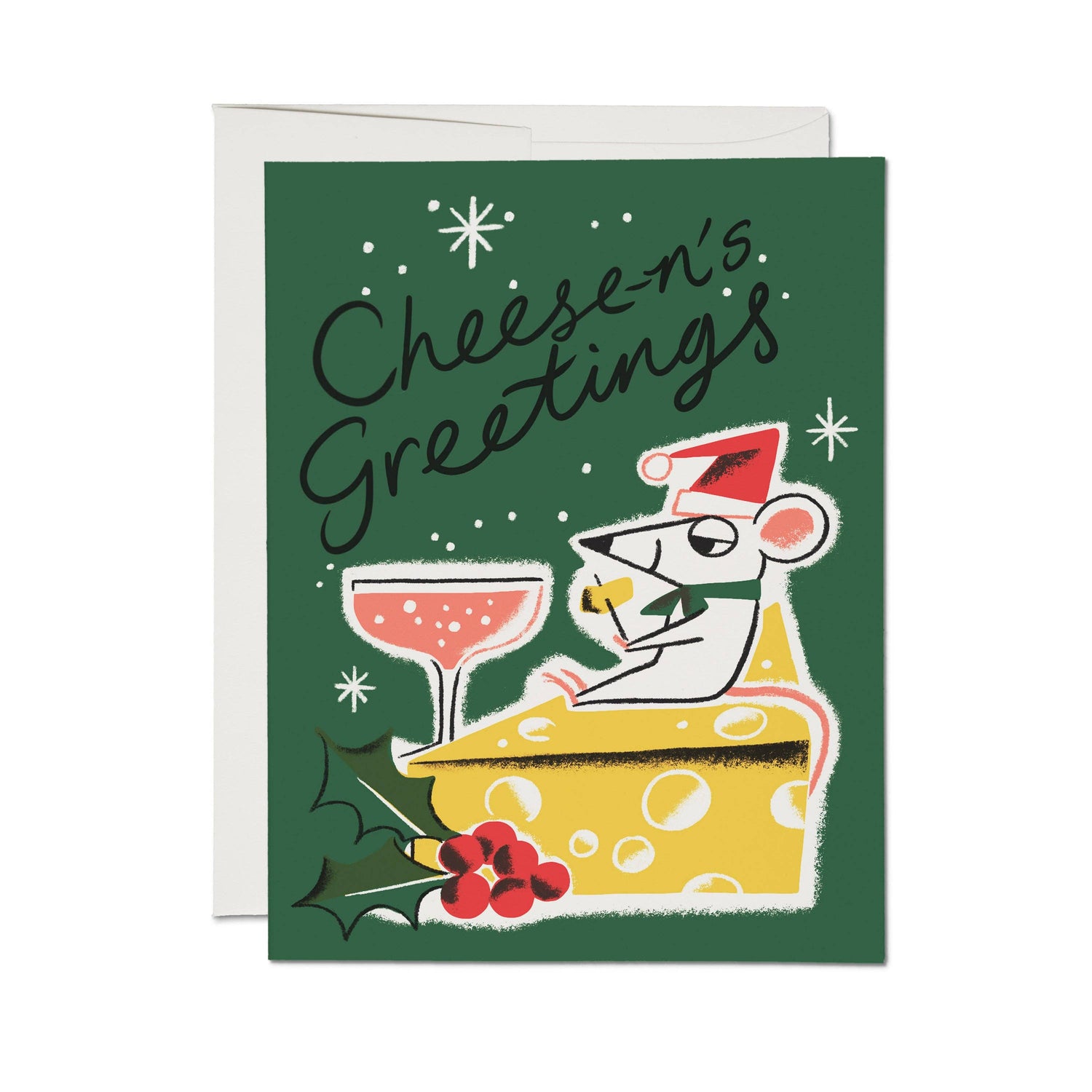 Cheese-n's greetings Christmas card