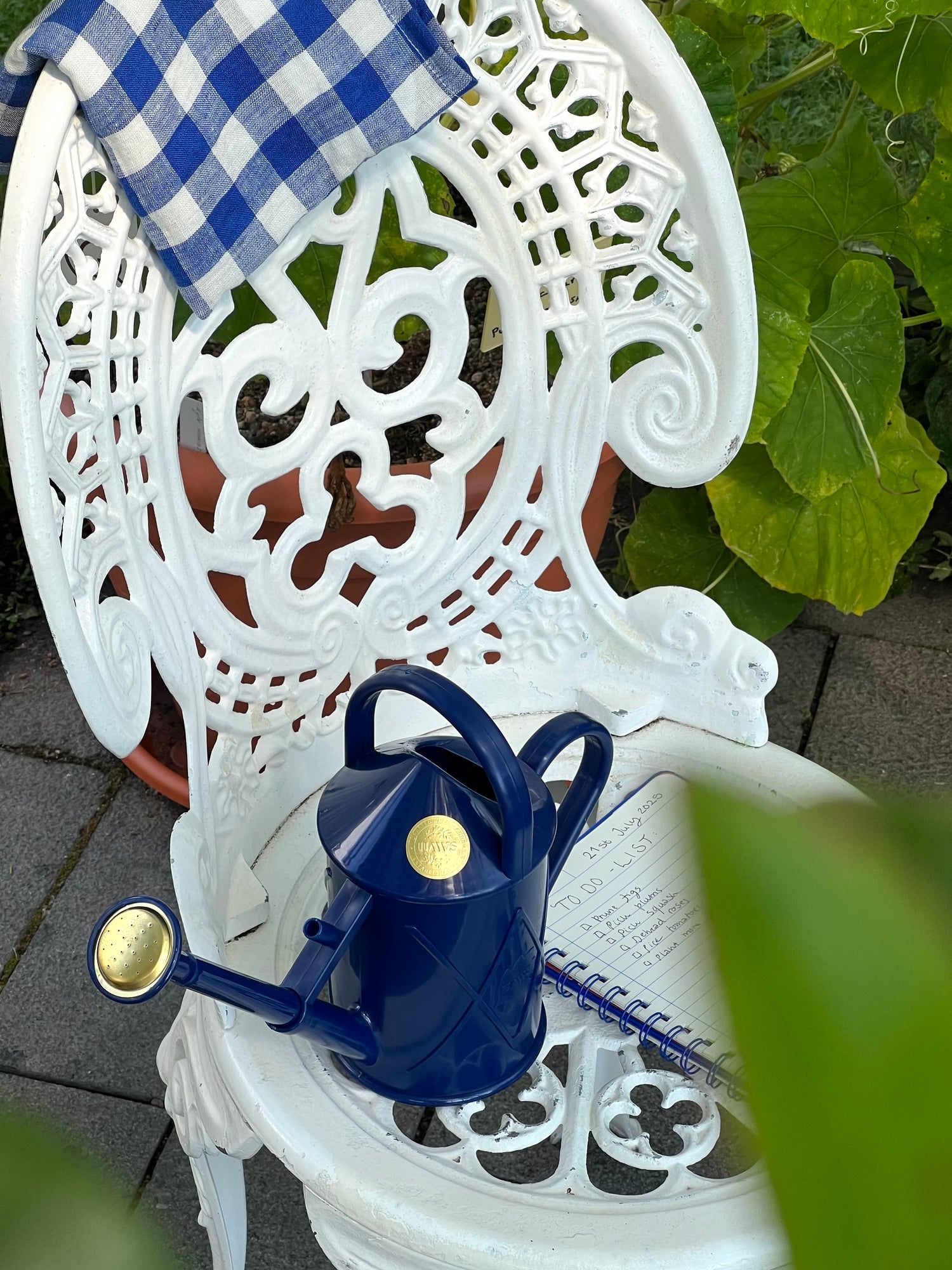 Blue Bartley Burbler Watering Can 1L
