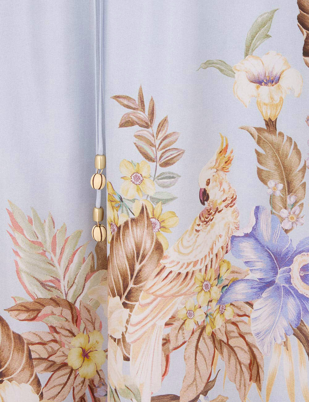 Coco Billow Maxi Dress, powder blue multi floral print