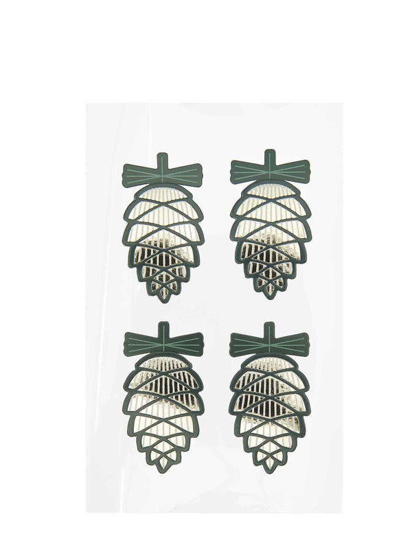 3d stickers i love christmas pine cone fsc mix