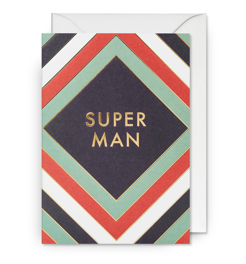 Super Man love & friendship card