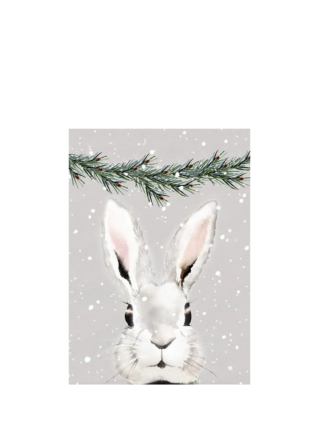 Christmas bunny postcard, HENNA ADEL