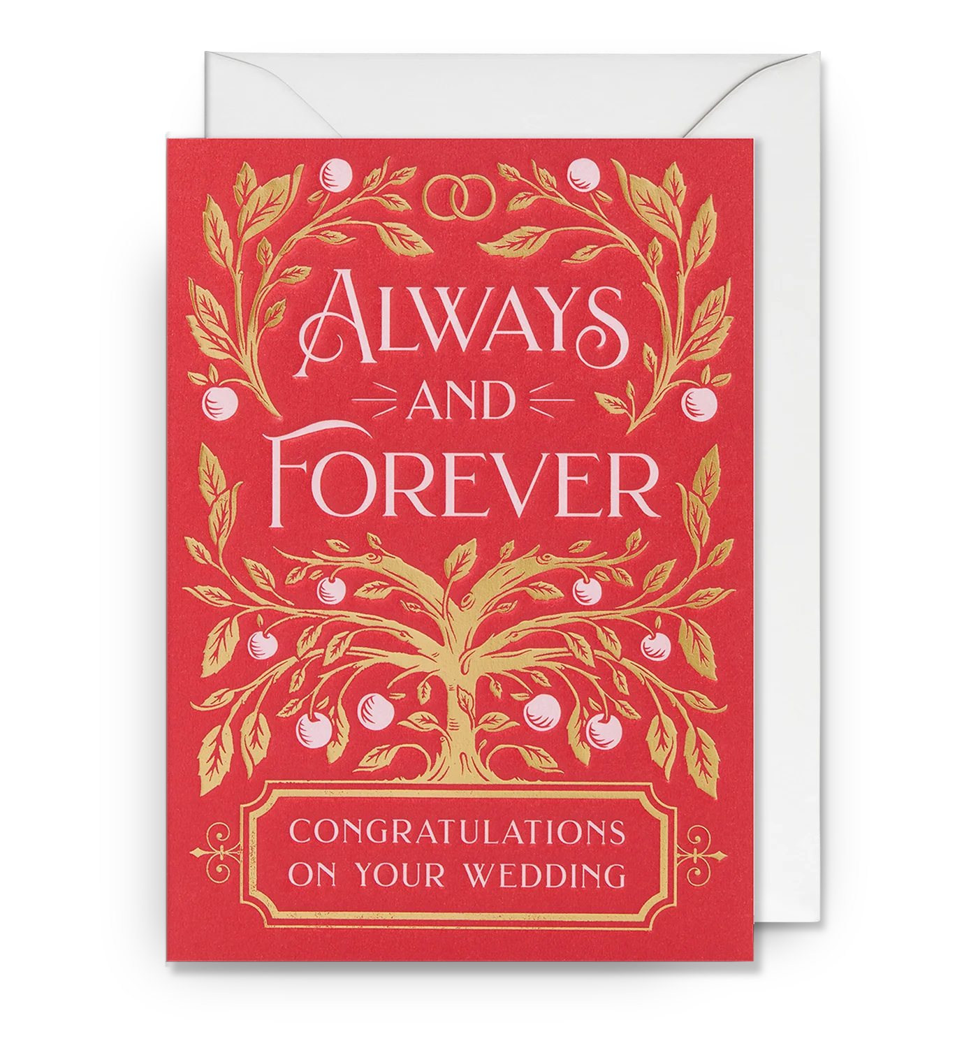 Always and Forever Congratulations on Wedding Card y Tobias Saul