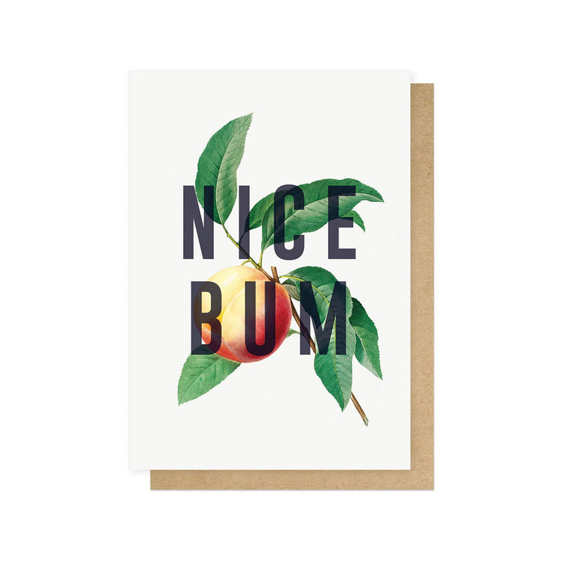 Nice bum large love & friendship card