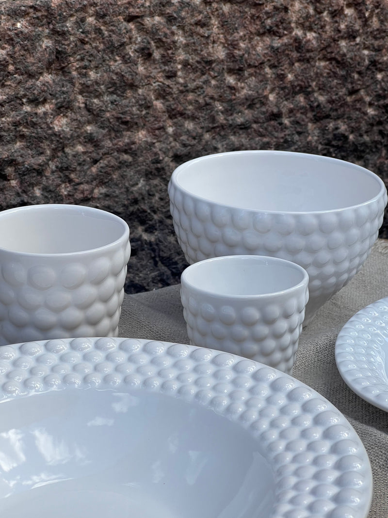 Bubbles mug, white (30cl)