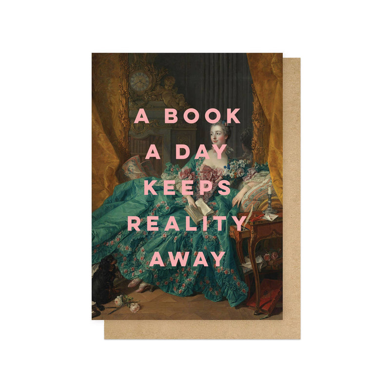 A book a day large love & friendship card