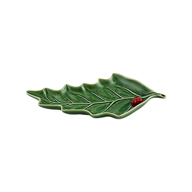 Holly leaf plate, large