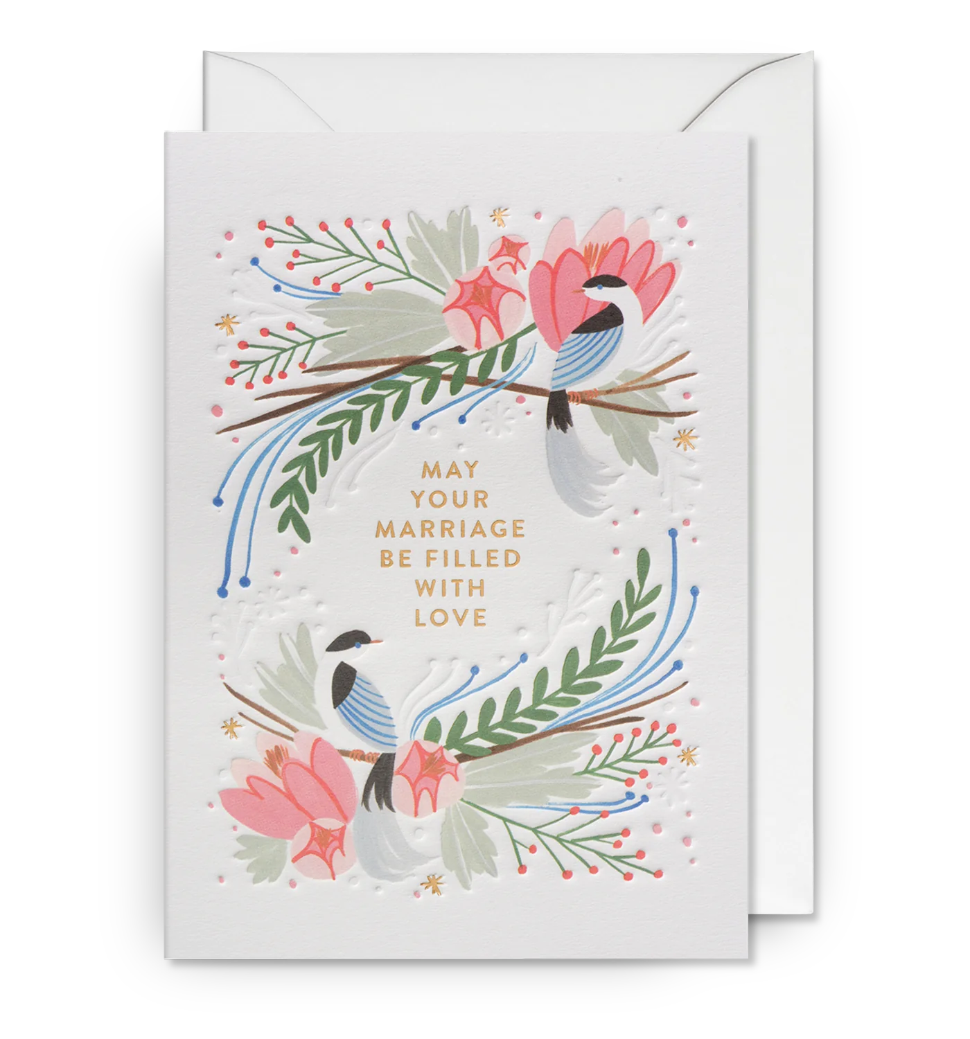 May Your Marriage Be Filled With Love Wedding Card by Meghann Rader