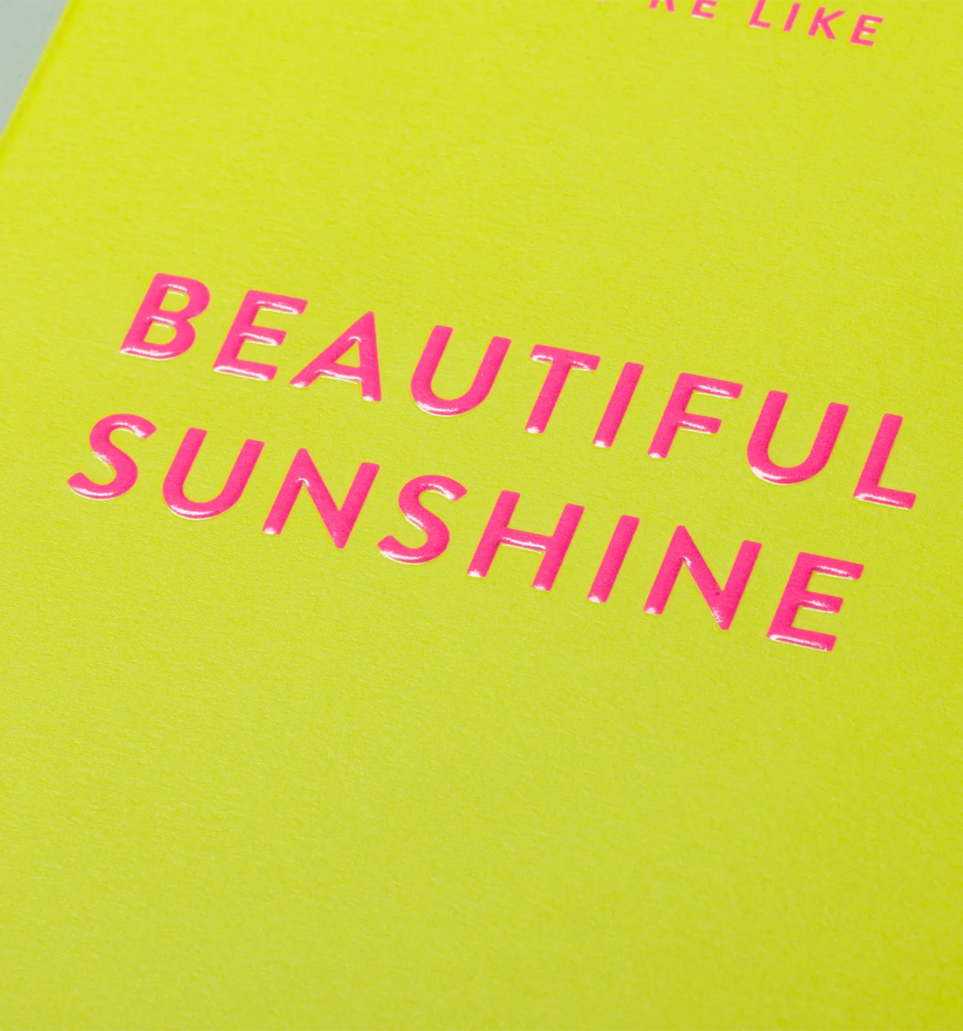 Beautiful Sunshine Love Card