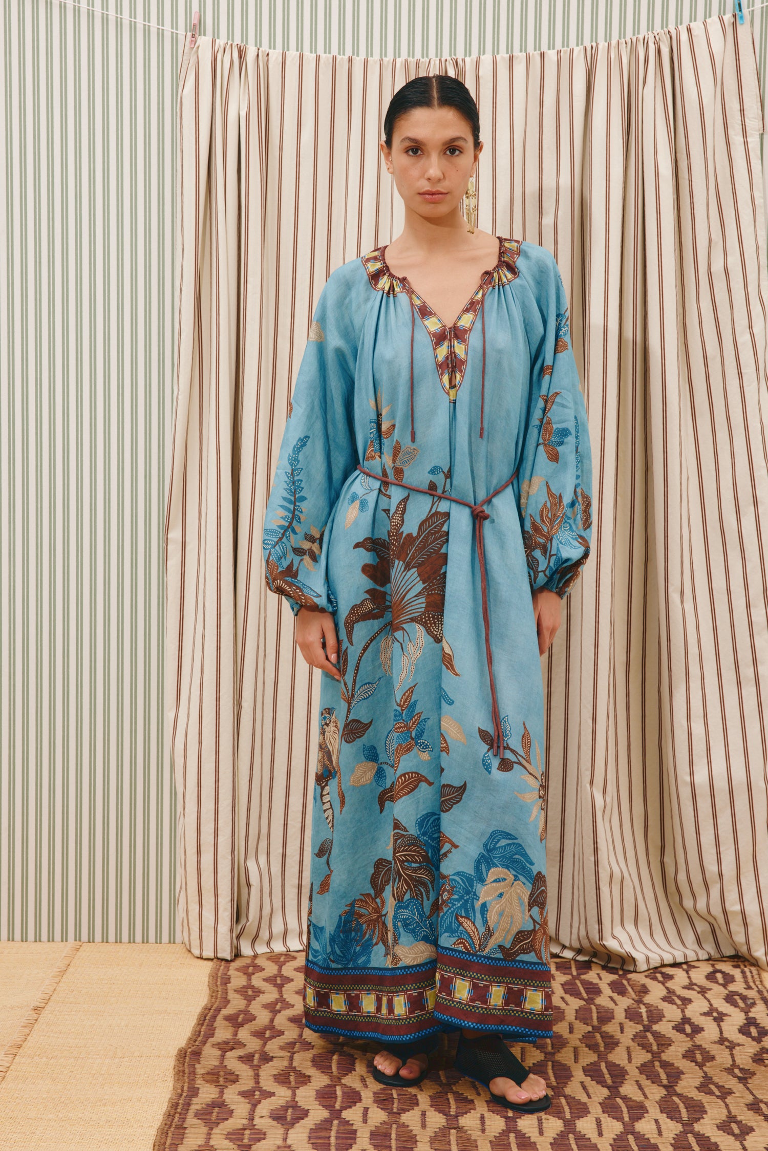 Georgie pool dress, blue-multicolour