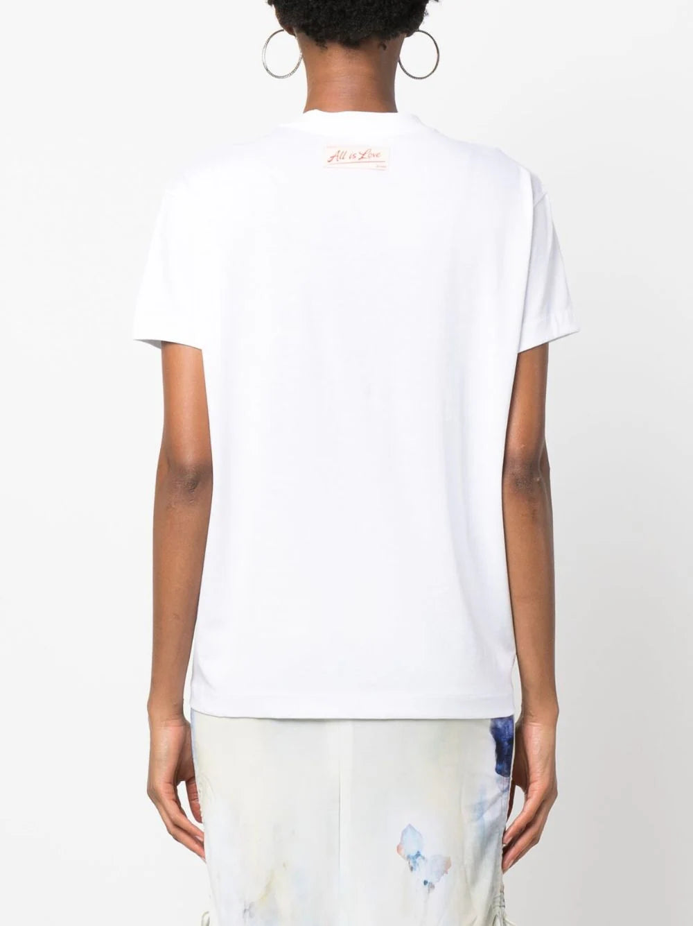 Stella McCartney Country Club Crest Slim T-Shirt, pure white