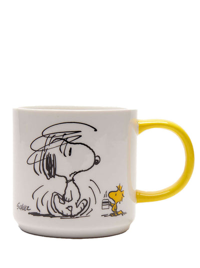 I'm not worth a thing before coffee Peanuts mug