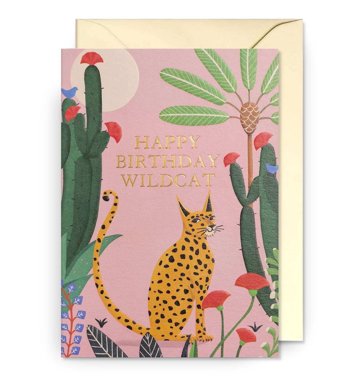Happy Birthday Wildcat Jungle Leopard Birthday Card by Carrie May