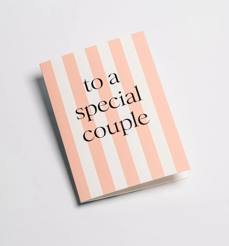 To A Special Couple wedding card