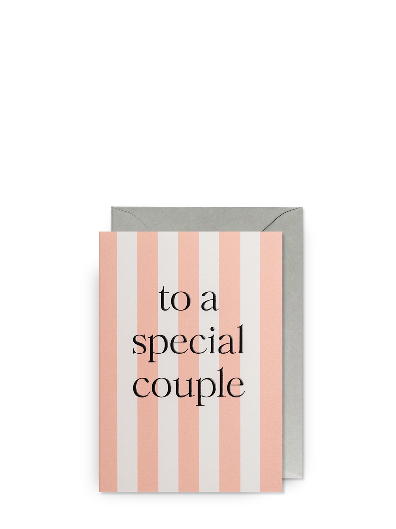 To A Special Couple wedding card
