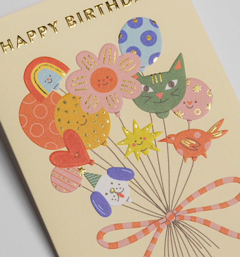 Happy Birthday Balloons, birthday card