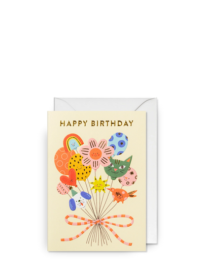Happy Birthday Balloons, birthday card