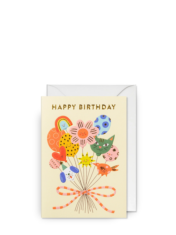 Happy Birthday Balloons, birthday card