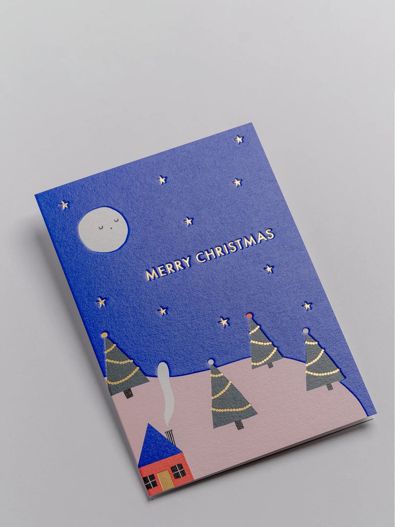 Illustrative Winter Scene Christmas card