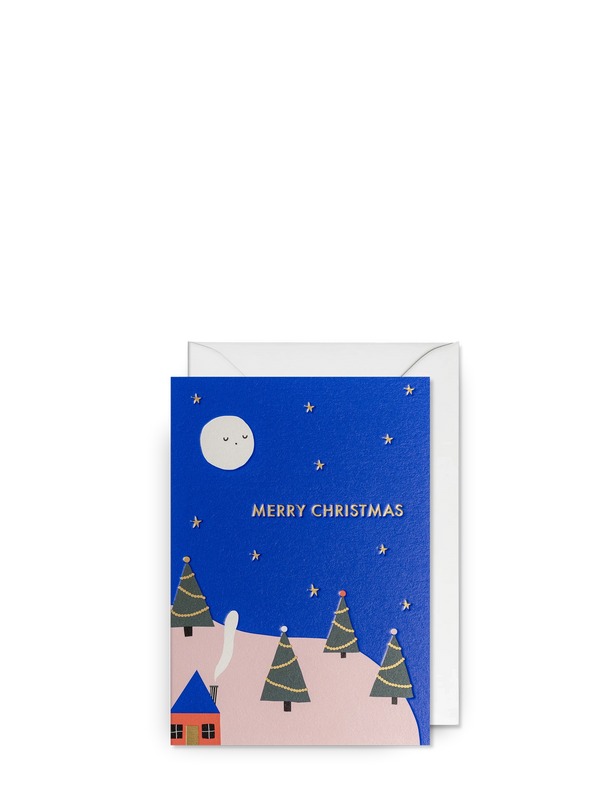Illustrative Winter Scene Christmas card