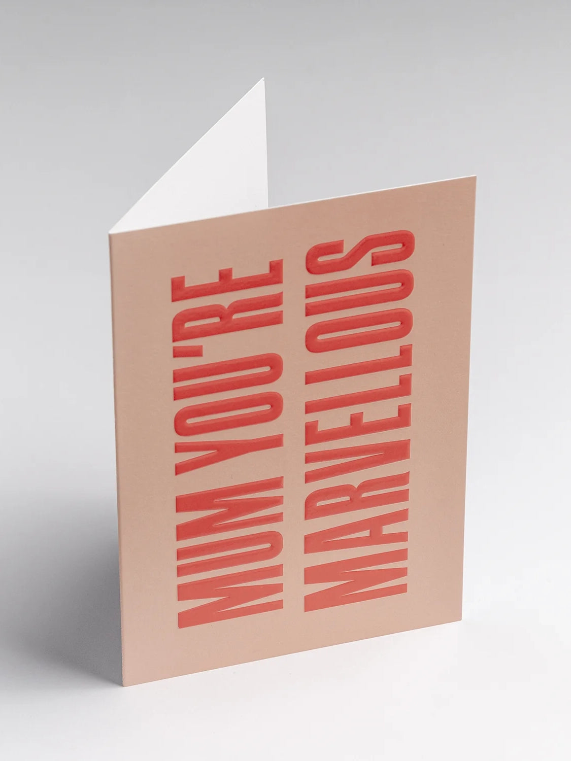 Mum You're Marvellous, Mother's day card by Postco