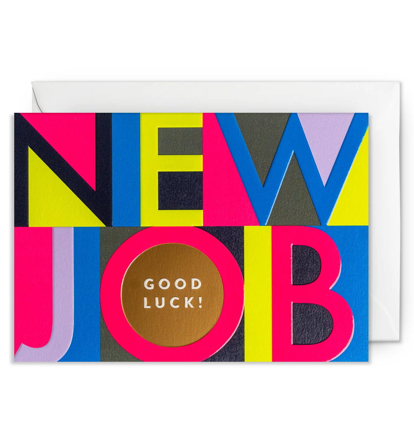New job good luck card