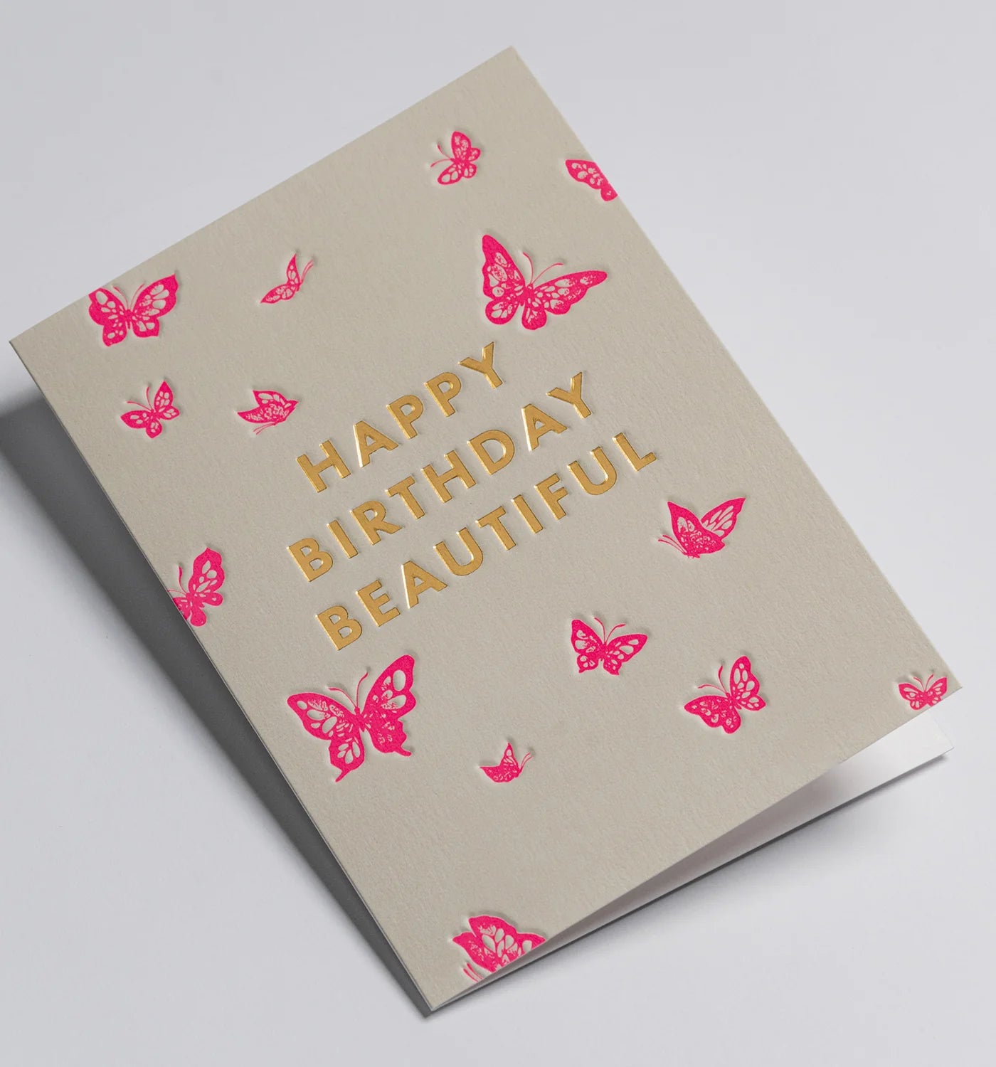 Butterfly beautiful birthday card