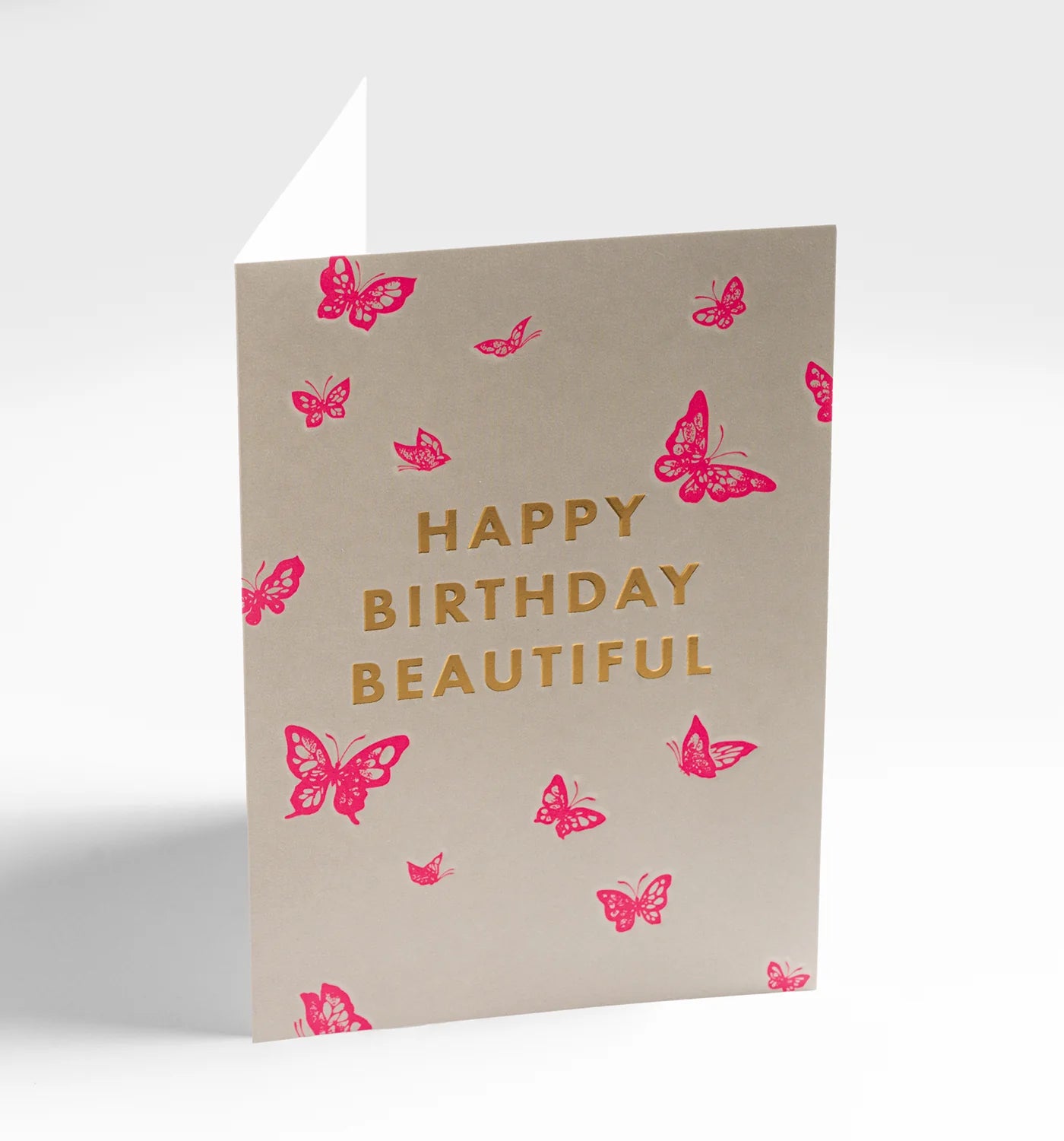 Butterfly beautiful birthday card