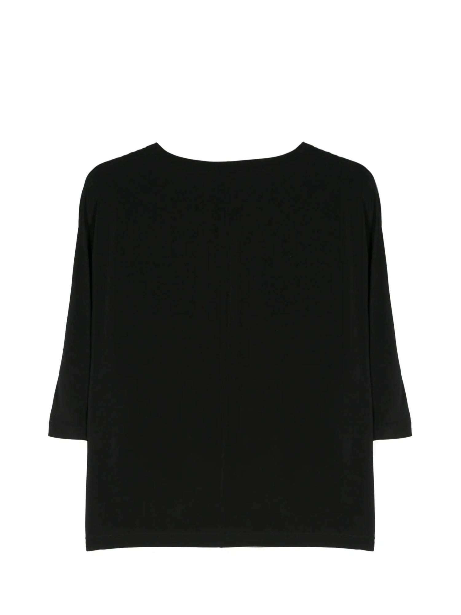 Silk top, black