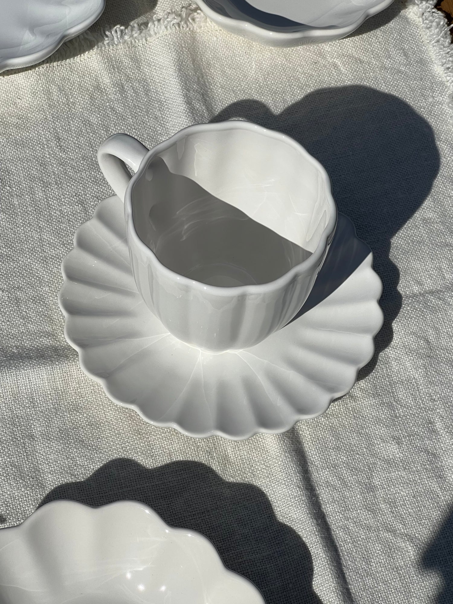 Oyster mug, sand (60 cl)