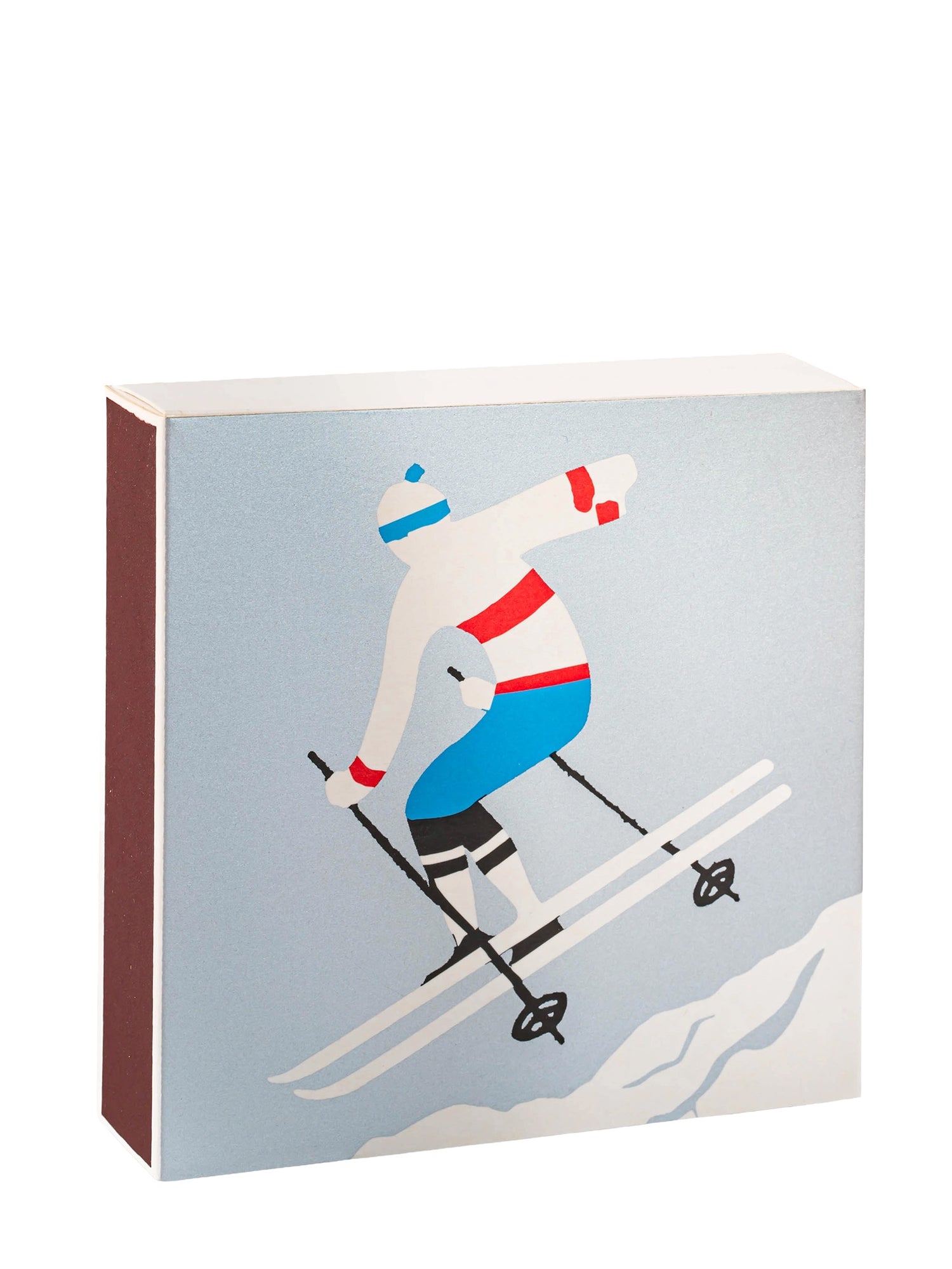 The downhill skier matches