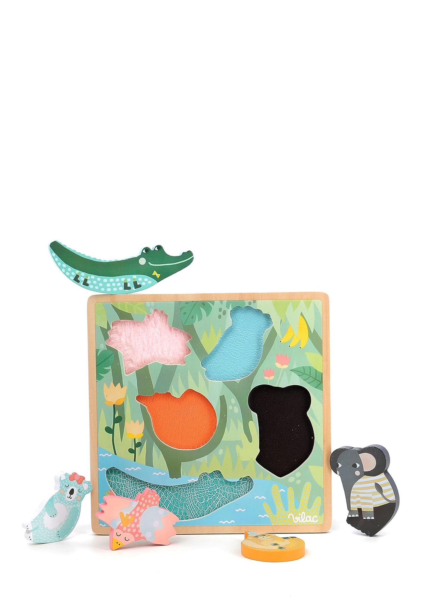 Jungle touch and feel puzzle