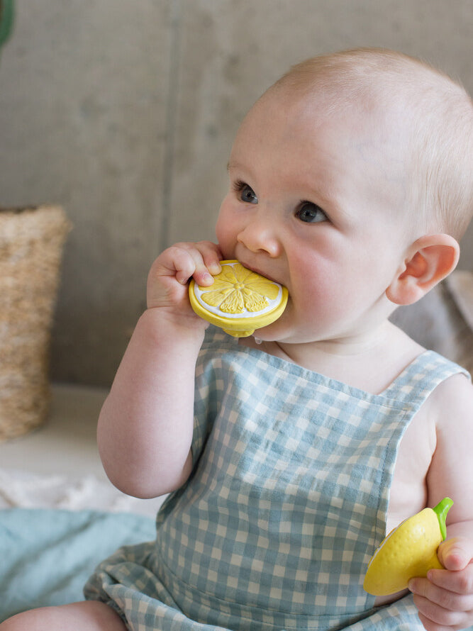 Lemon baby teether