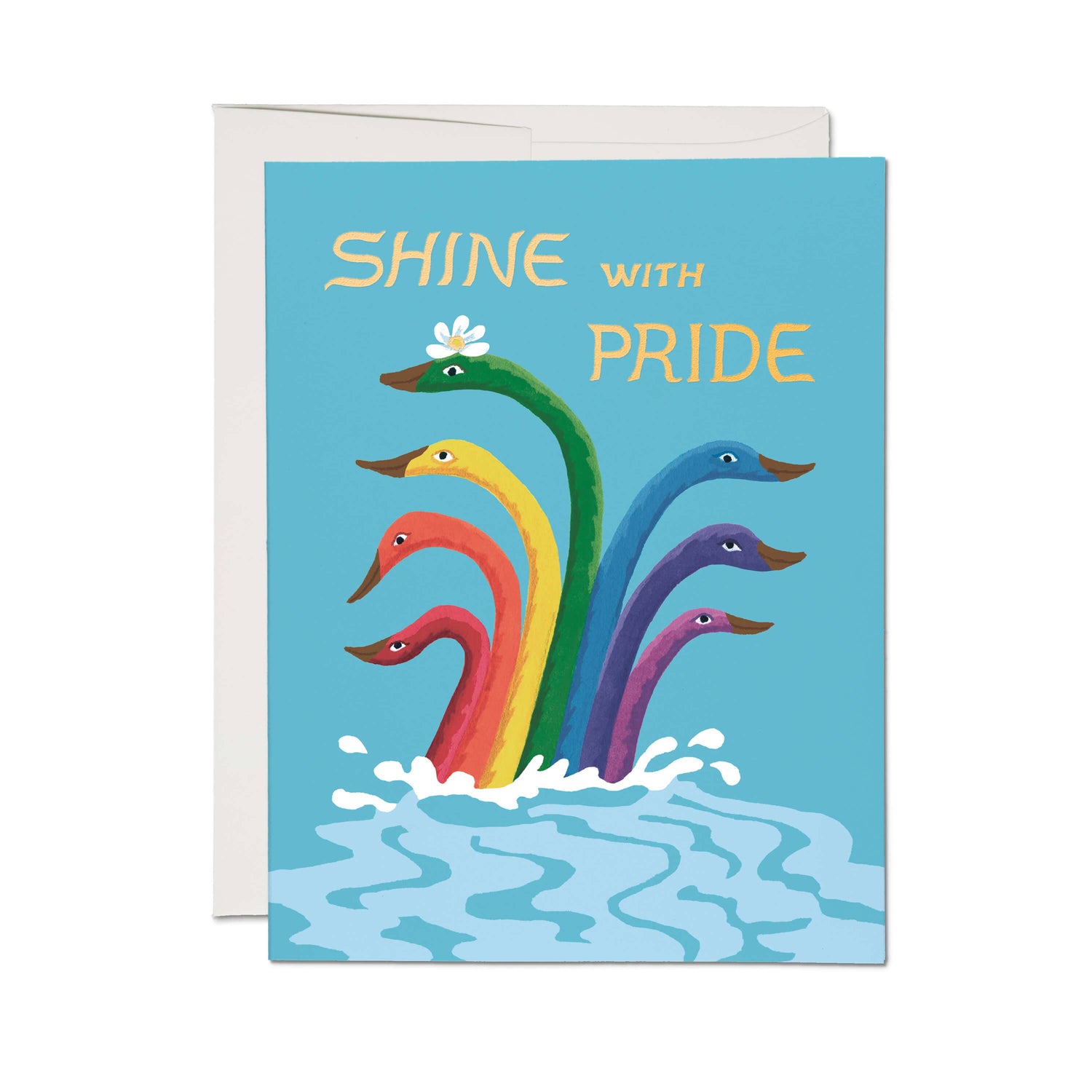 Shine with Pride love & friendship card