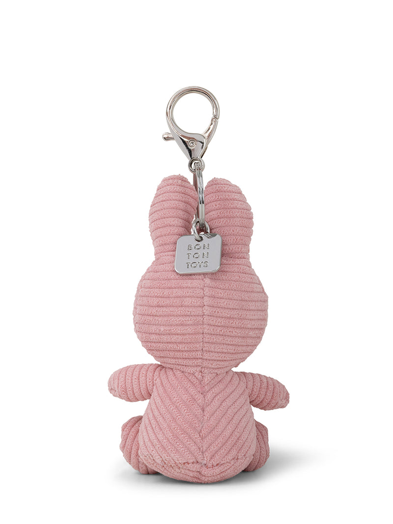 Miffy ECO corduroy keychain, pink (10 cm)