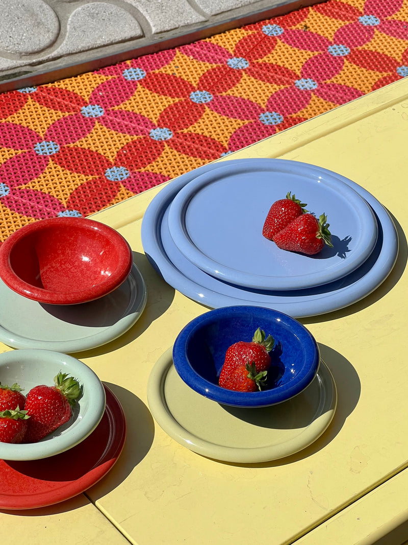 Porto mini plate, yellow